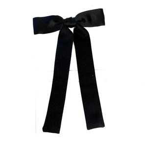 Black Poly Western String Tie NOS
